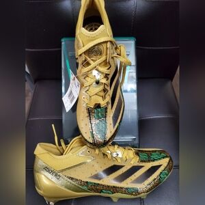 Men's Size 10  Adidas Adizero Electric Scrooge McDuck Football Cleats IE6557